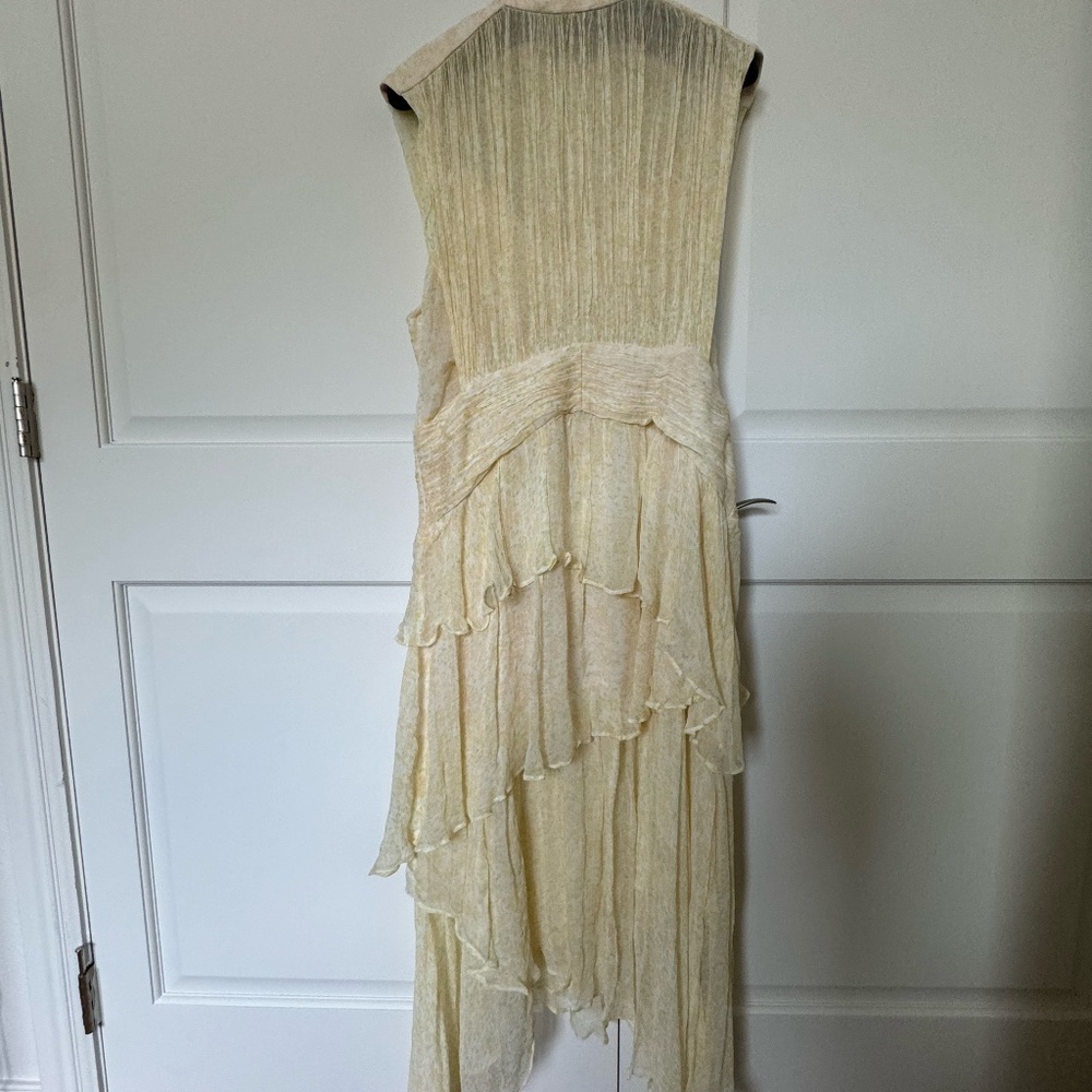Ruched Shona Joy Dress in Limoncello
